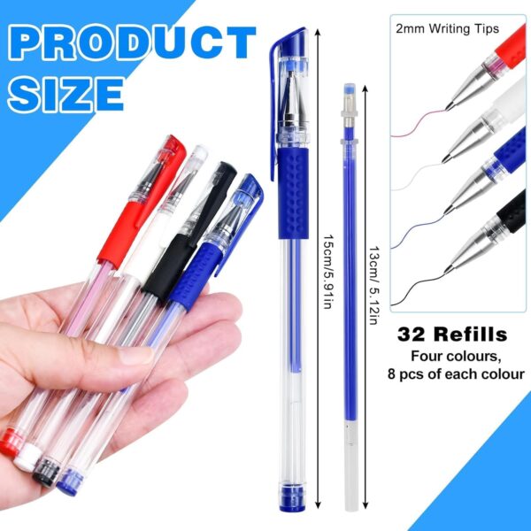 4 Colors Heat Erasable Pens: Fabric Marking Pens Disappearing - Image 3