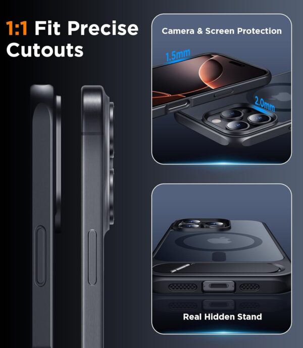 Temdan Magnetic Compatible with iPhone 16 Pro Max Case, - Image 2