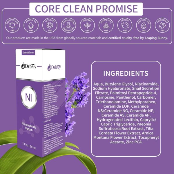 3 ack 5% Niacinamide Serum for Face Moisturizing Inhibits - Image 3