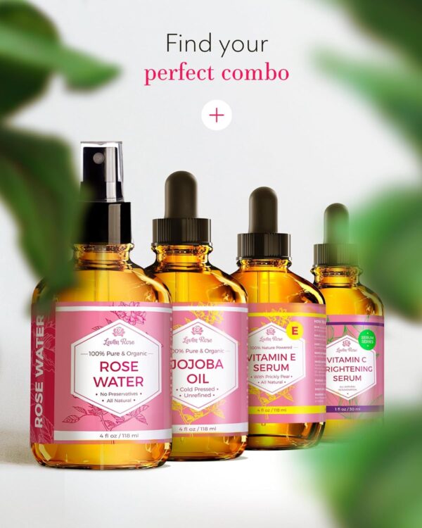 ose Water Spray for Face by Leven Rose - Pure Natural - Image 2