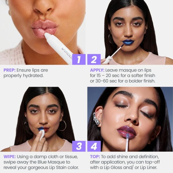 Wonderskin Wonder Blading Lip Stain Peel Off Masque - - Image 4