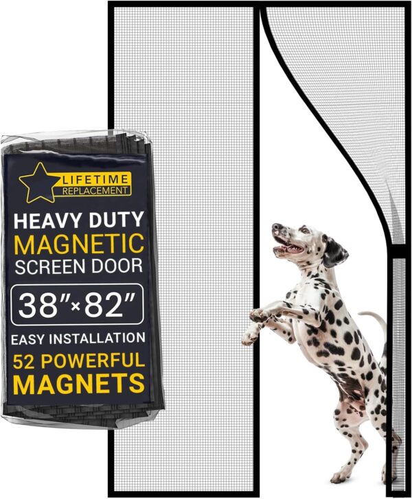 Flux Phenom Magnetic Screen Door 38"x82" – 2025 Model,