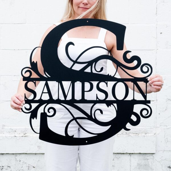 Custom Metal Signs | Metal Name Sign | Metal Wall Art | - Image 4