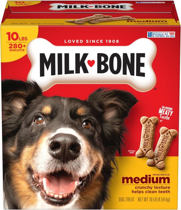 Milk-Bone Original Dog Treats Biscuits for Medium Dogs,