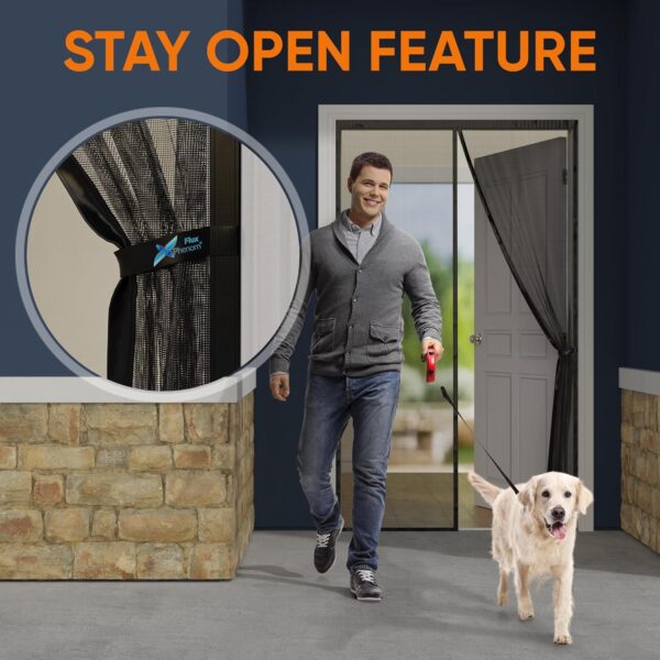 Flux Phenom Magnetic Screen Door 38"x82" – 2025 Model, - Image 3
