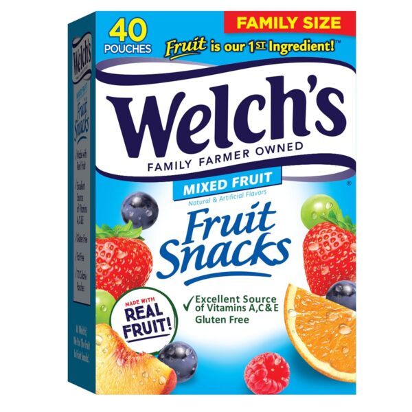 Welch's Fruit Snacks, Mixed Fruit, Individual Single