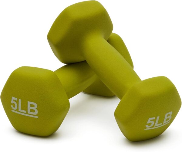 Amazon Basics Neoprene Dumbbell Hand Weights for - Image 4