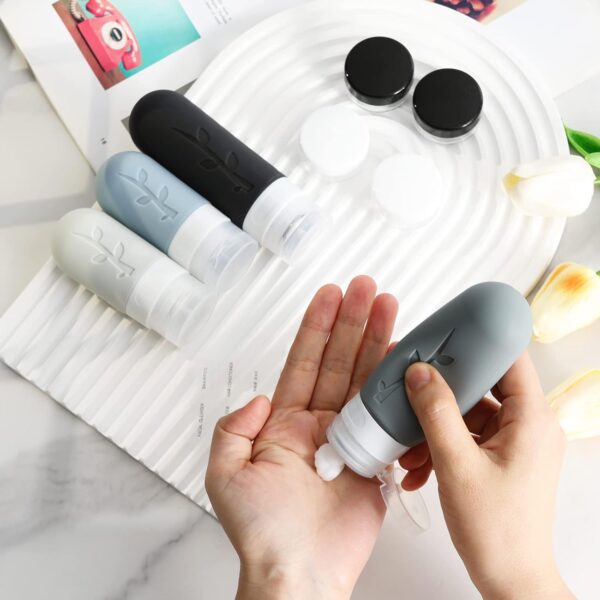 18pack Travel Bottles for Toiletries,TSA Approved Silicone - Image 2