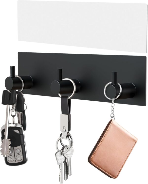 VIS'V Key Holder Wall Mount, Small Metal Self Adhesive