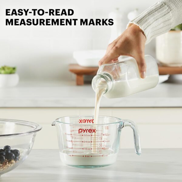 Pyrex Essentials (3-Pack) Glass Measuring Cups Set, - Image 5