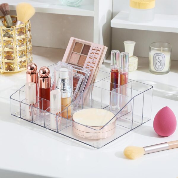 Vtopmart 1 Tier Clear Makeup Organizer, Cosmetic Storage for - Image 4