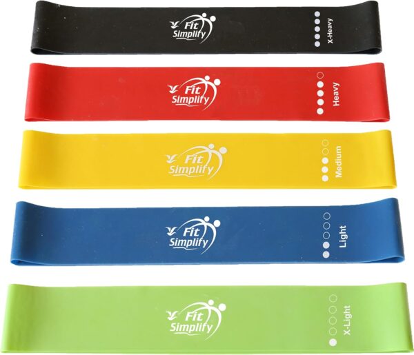 Fit Simplify Resistance Loop Exercise Bands with Instruction - Image 4