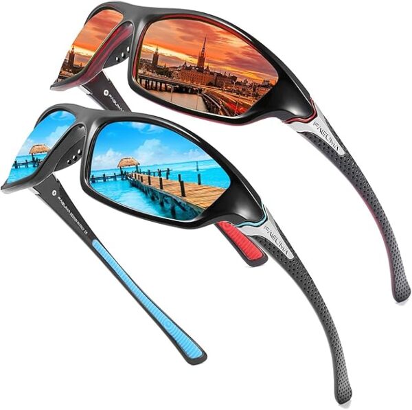 FAGUMA Sports Polarized Sunglasses For Men Cycling