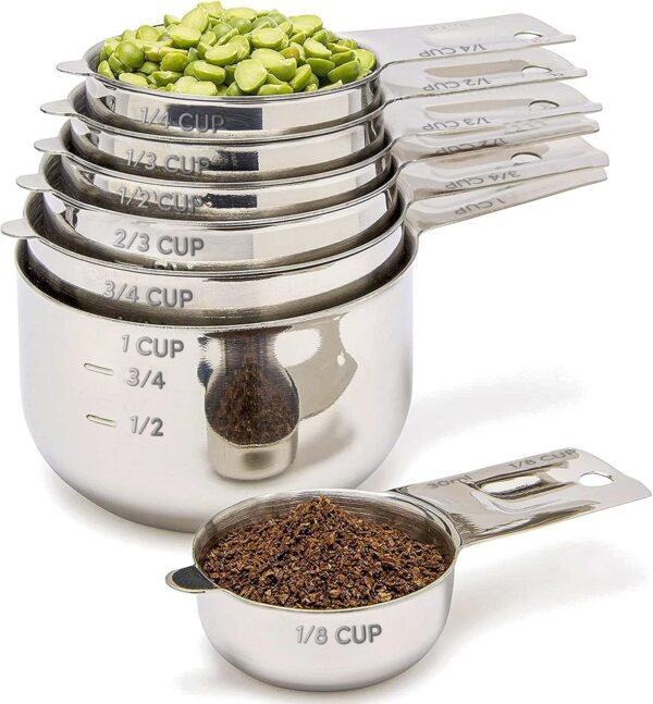 Simply Gourmet Measuring Cups Set of 7, Stackable,