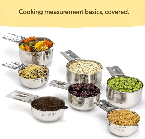 Simply Gourmet Measuring Cups Set of 7, Stackable, - Image 3
