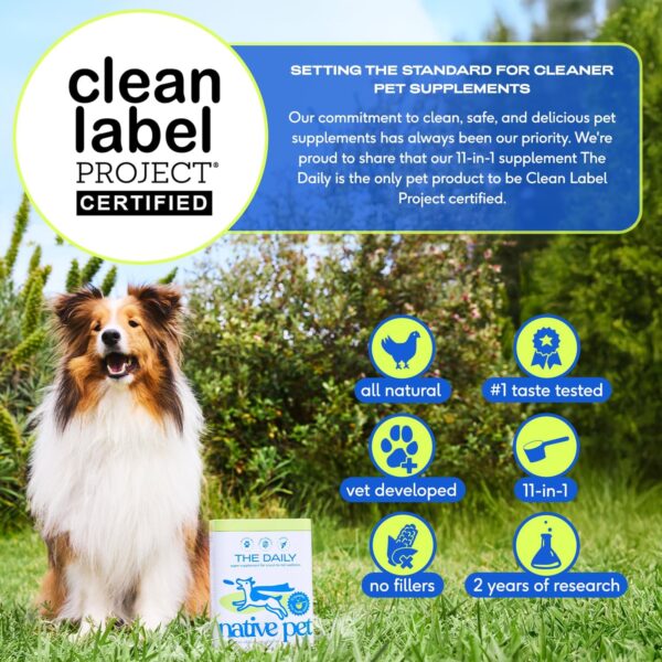 Native Pet Dog Vitamins & Supplements - 11-in-1 Multivitamin - Image 3