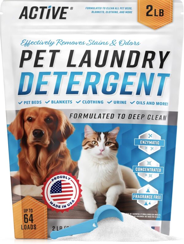 Pet Laundry Detergent Odor Remover - ACTIVE Enzyme Based