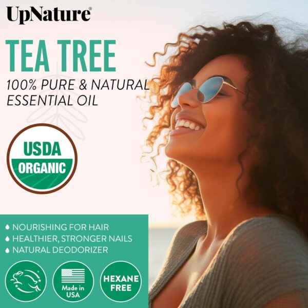 UpNature Organic Tea Tree Oil - 100% Pure Tea Tree Oil for Skin, - Image 2