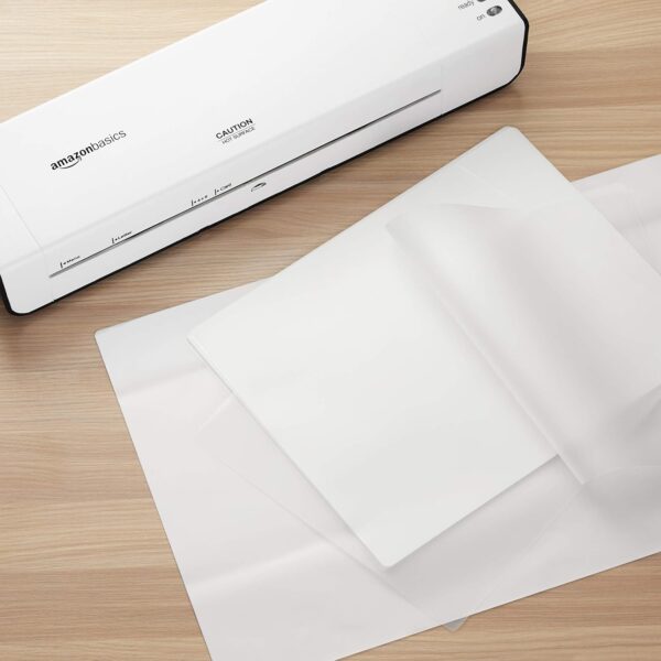 Amazon Basics Clear Thermal Laminating Plastic Paper - Image 3