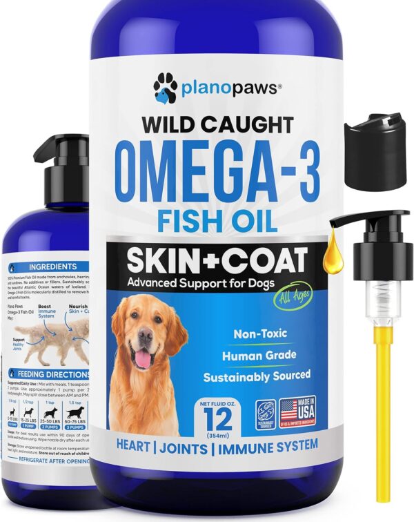 Omega 3 Fish Oil for Dogs - Better Than Salmon Oil -