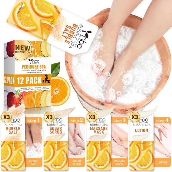 Foot Pedicure Spa Set,Foot Soak Spa Home Pedicure Kit with