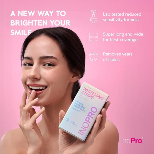 Teeth Whitening Strips 14 Treatments Kit - Teeth Whitener, - Image 2