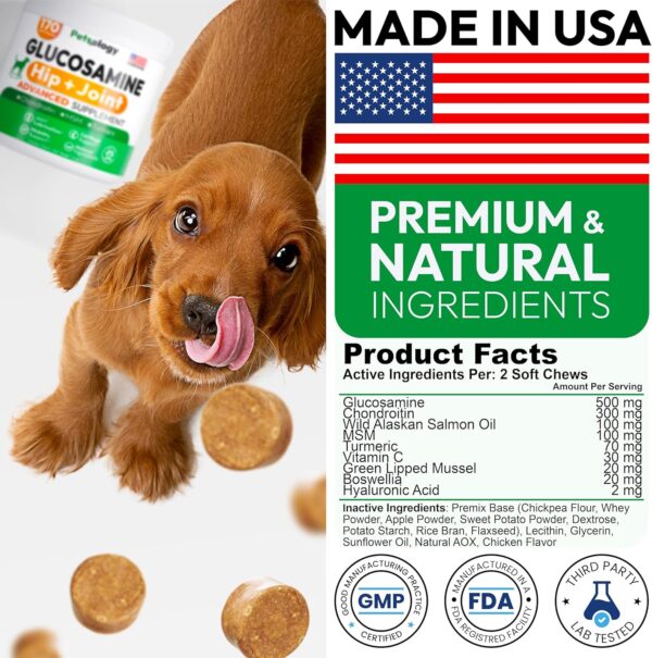 Glucosamine for Dogs - Hip and Joint Supplement for Dogs - - Image 3
