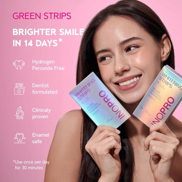 Teeth Whitening Strips 14 Treatments Kit - Teeth Whitener, - Image 3