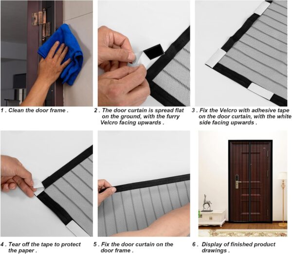 Generic Hands-Free Magnetic Shielding Door. Size for Door - Image 2