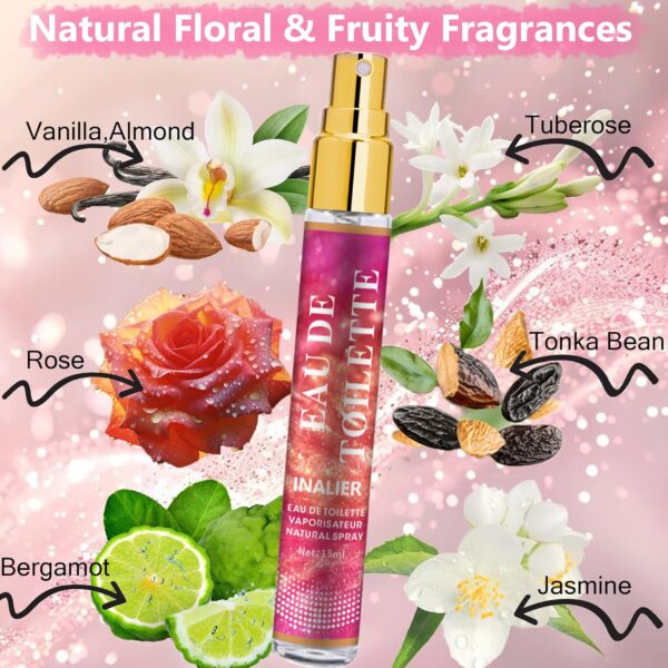 3 Pack Perfumes for Women,Eau De Toilette,Women's Eau De - Image 4