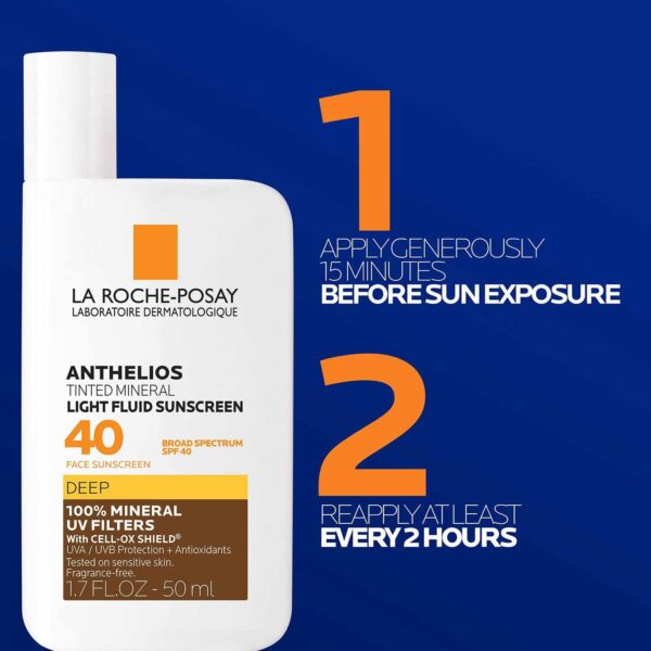 La Roche-Posay Anthelios Face Sunscreen SPF 50, - Image 2