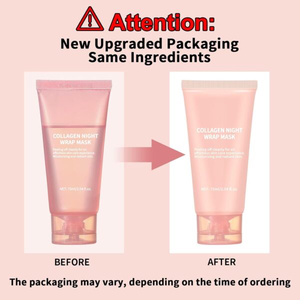 Collagen Night Wrapping Mask Peel-Off Overnight Collagen - Image 4