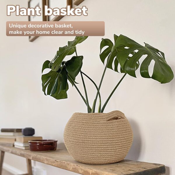 Goodpick Wicker Storage Basket for Living Room - Image 4