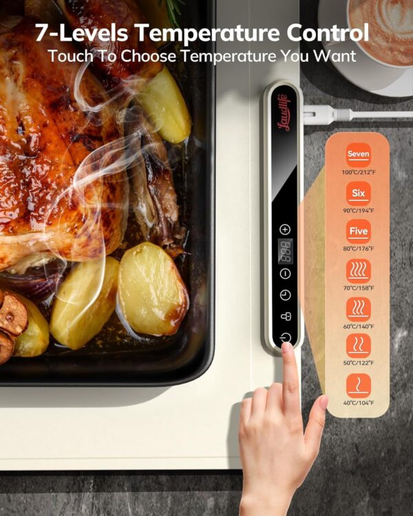 Food Warming Mat 24x16 Inches, Electric Warming - Image 4