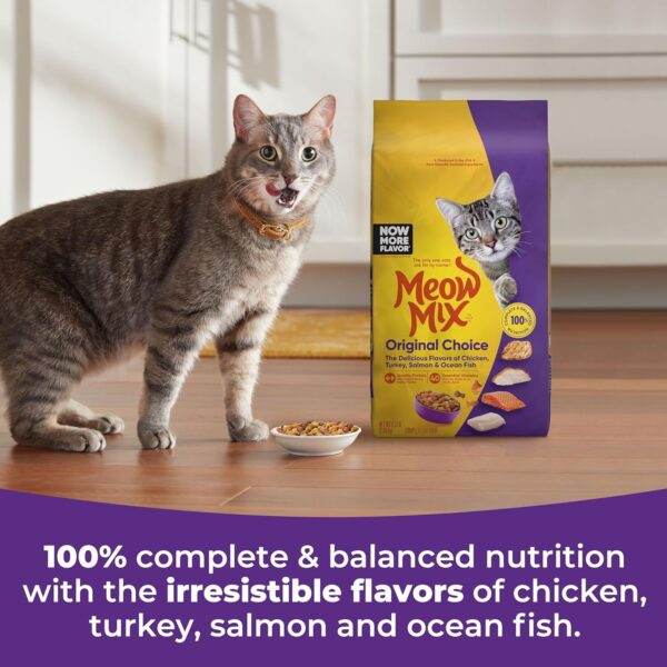 Meow Mix Original Choice Dry Cat Food, 6.3 Pound Bag - Image 4