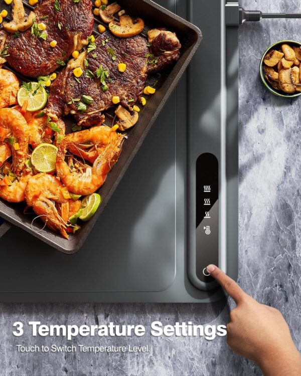Electric Warming Tray - Full Surface Heating, - Image 4