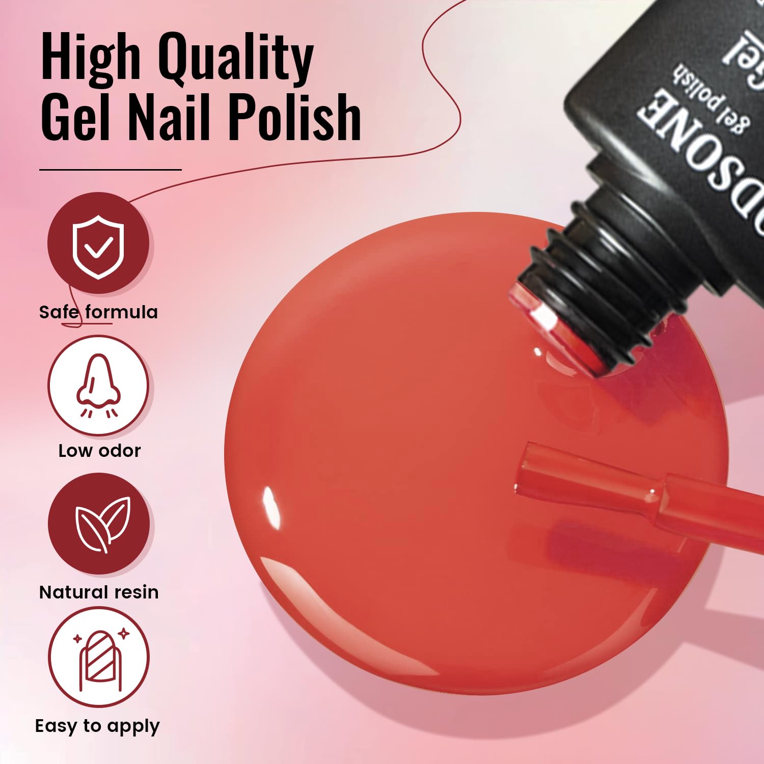 JODSONE Gel Nail Polish Kit with U V Light 32 Colors - Image 2