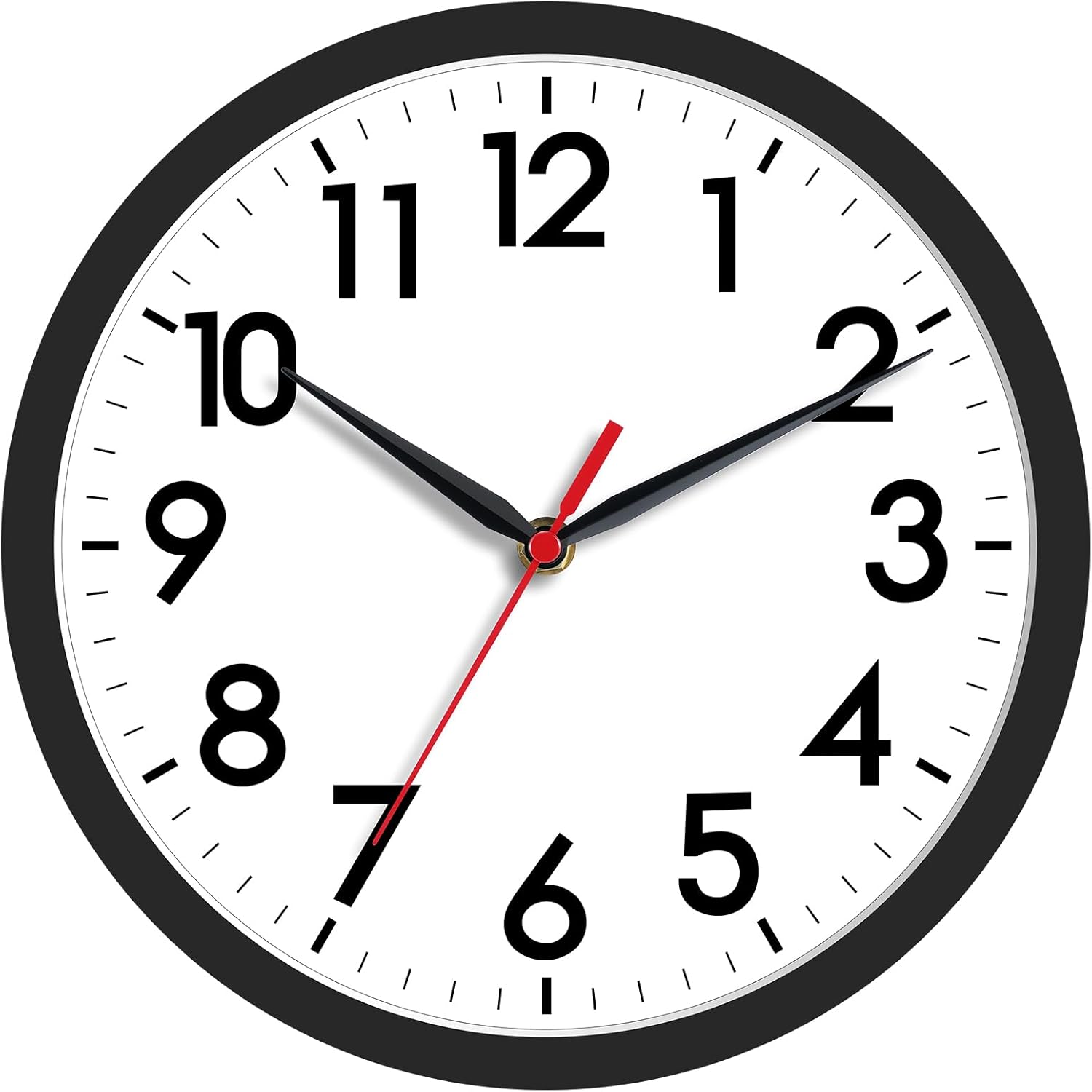AKCISOT Wall Clock, Modern Small Wall Clocks Battery